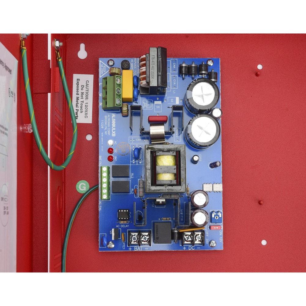 6AMP 24VDC, auxiliary po, INTERIORwer supply, red (110v).