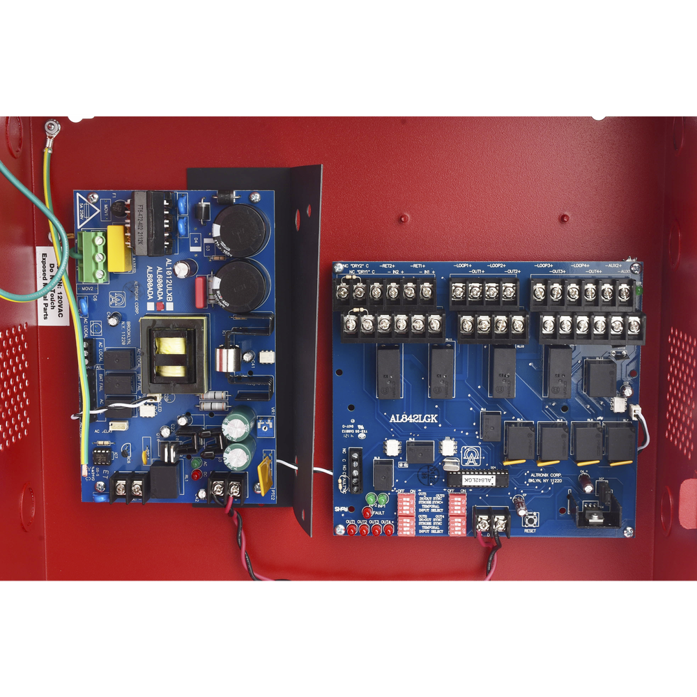 6AMP Nac booster, red (110v). INTERIOR