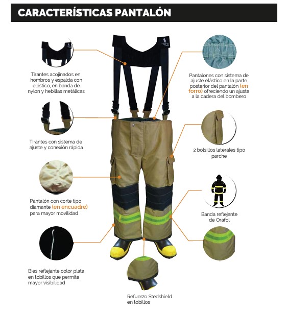HERO - Pantalón de bombero