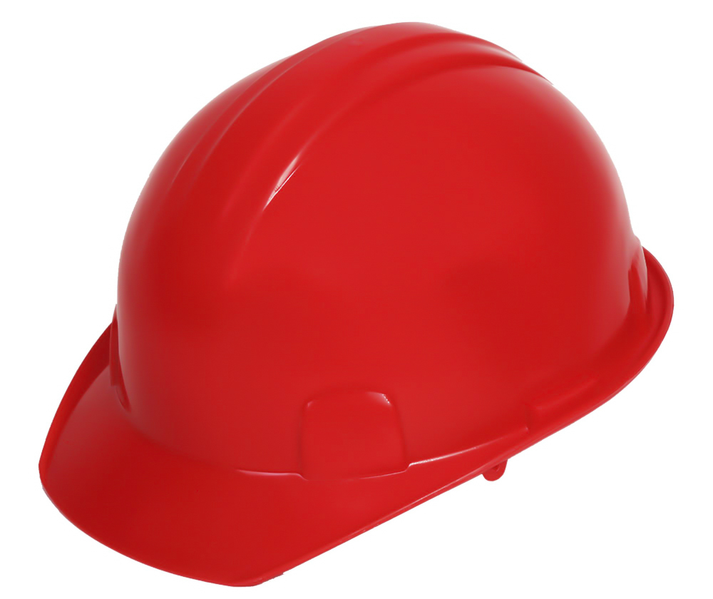 Casco de seguridad modelo ww-2004 color rojo tipo capucha.