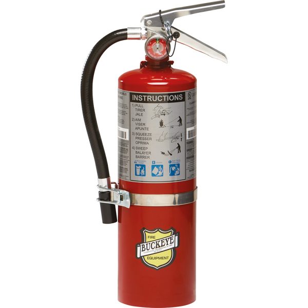 Extintor portátil PQS ABC buckeye 5 LB (10914).