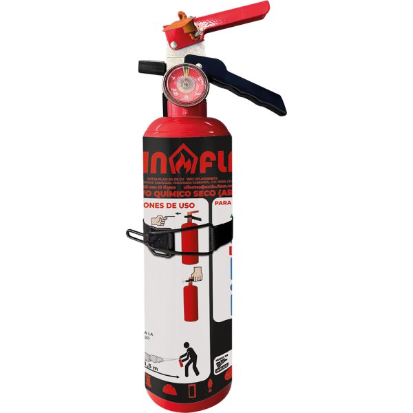 Extintor portatil extin-pqs 3/4 kg mod 1.