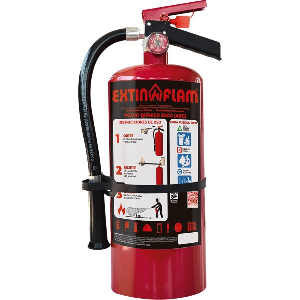 Extintor portatil extin-pqs 4.5kgs mod 10.
