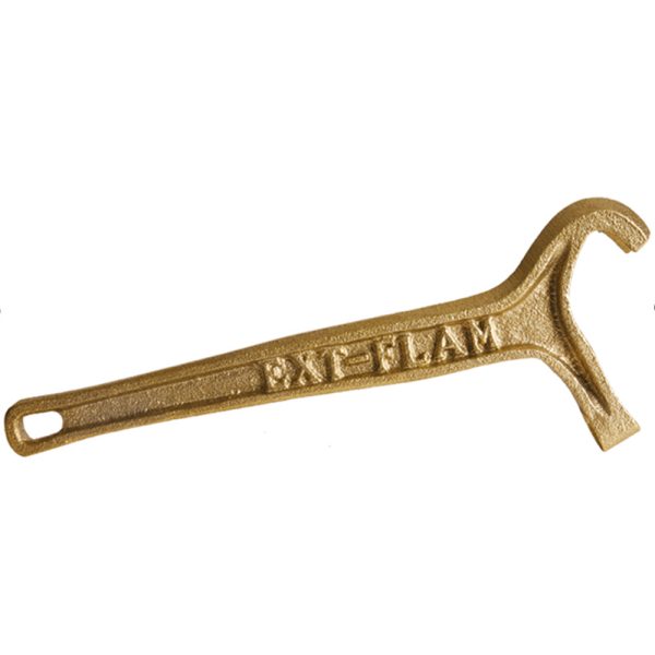 Llave pata de cabra en bronce