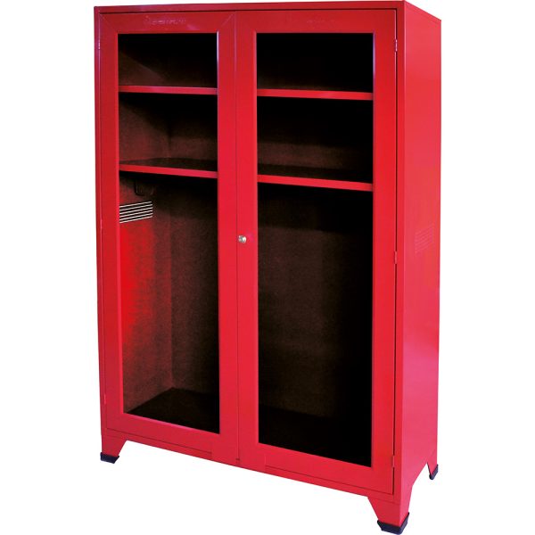 [SIF12-N017R02] Gabinete rojo para 4 trajes de bombero