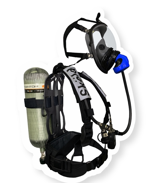 [SIF7-SCBA-P02] SCBA 2002 Fibra de Carbon 60 minutos LEDS, Manometro
Digital,Estuche