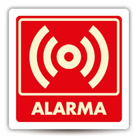 LETREROS DE ALARMA CONTRA INCENDIOS