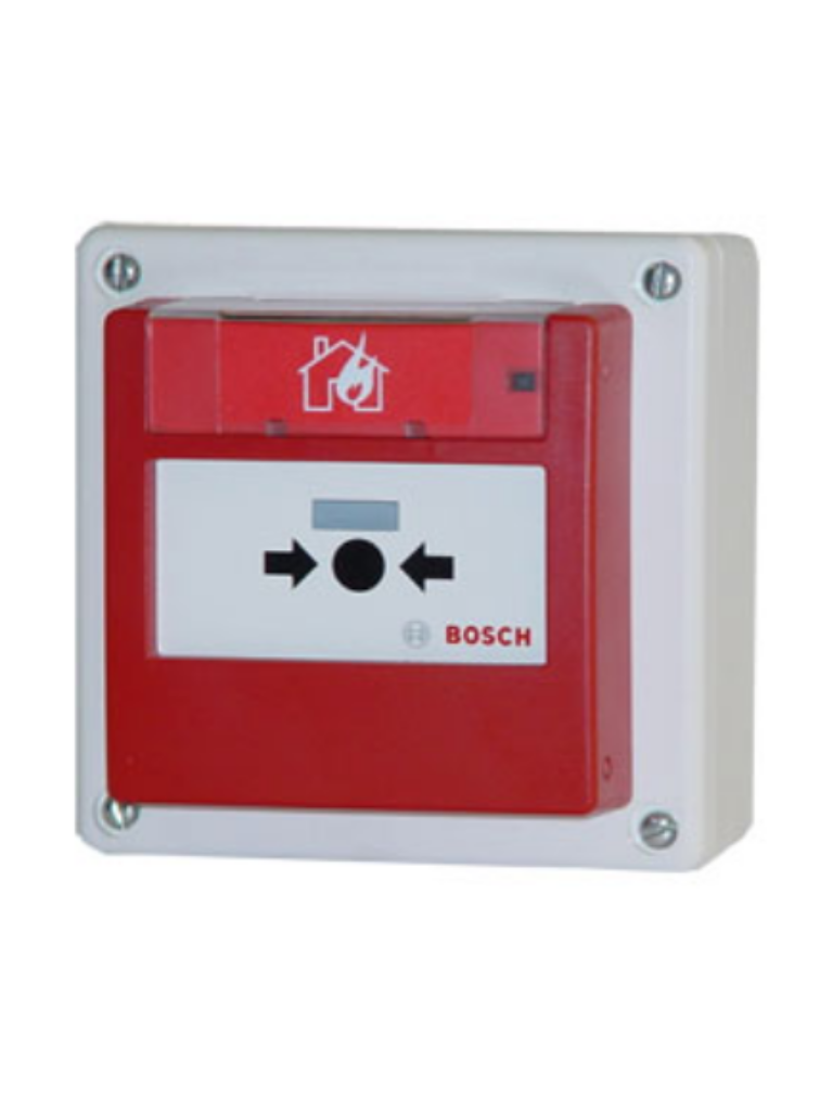 [SIF14-FMC420RWHSRRD] Pulsador de alarma de incendio para exterior / Opcion de REARME / Rojo