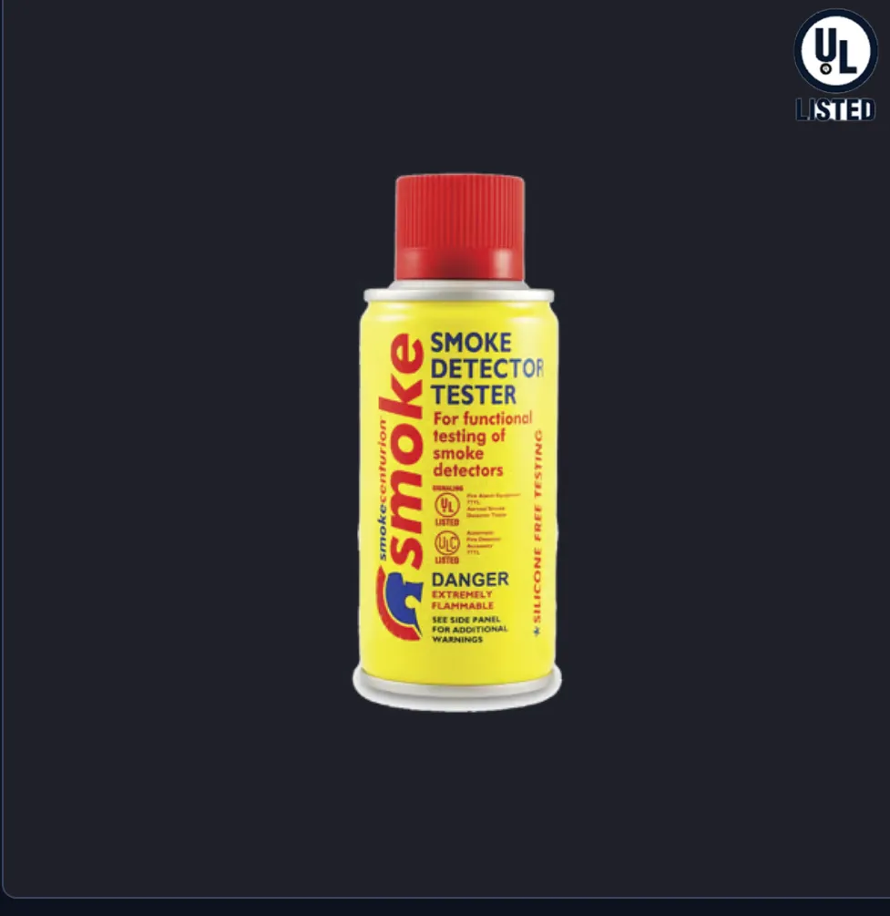 [SIF00A-M8] Lata con 2.6 onzas de smoke centurion aerosol probador para detectores de humo, diseñado para realizar pruebas eficientes en un formato fácil de usar.