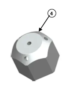 [SIF11-500024] Nozzle, IHP, CO2 and FK-5-1-12, 1/2" Total Flood