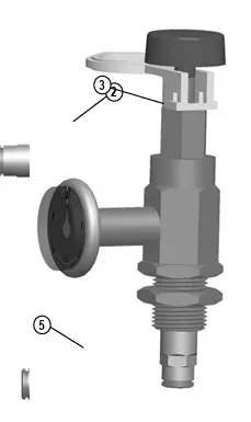 Actuator, Manual Release, 195PSI, Dry Chemical