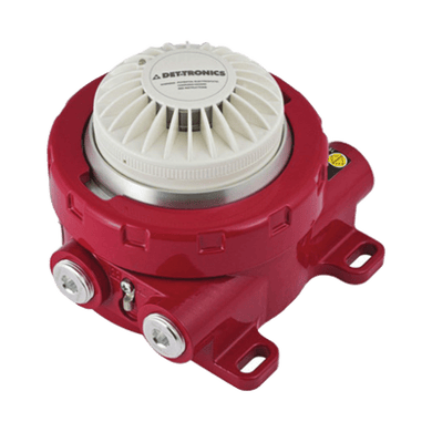 Notifier 30-3013 Explosion-Proof Smoke Detector for smoldering and rapidly growing fires. Includes 0-20 mA output, LED and Alarm, Auxiliary and Fault relays. Aluminum Junction Box. IP44. FM (Class 1 Div 1 & 2) and IECEx approved (Made by Det-tronics