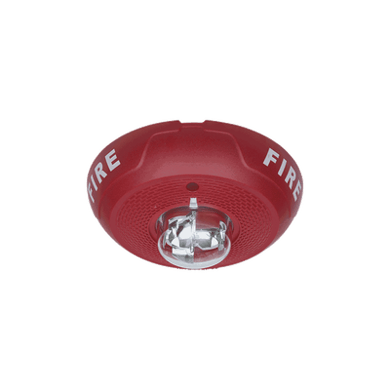 Horn strobe 2W red ceiling.