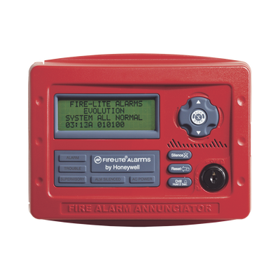 [SIF5-ANN-80] 80 Char LCD serial annunciator, Red.