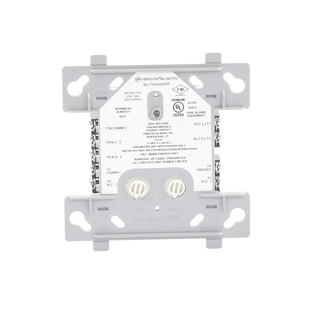 Addressable Relay Module -Built-In Two Form-C Relays.