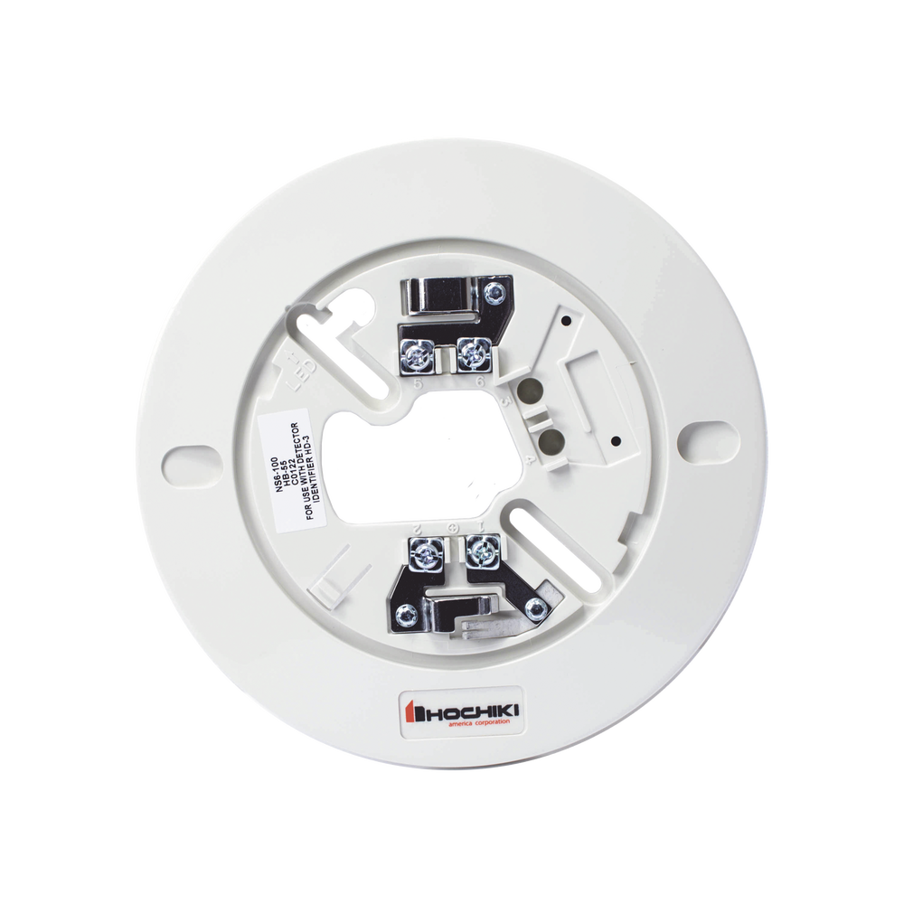 Base Para Detector Convencional, 6", 2 Hilos, 24 Vcd (0300-04070 IT), Color Hueso