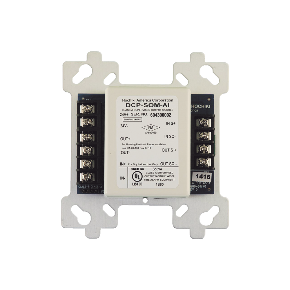 Supervised output module 4" class "a" isolator.