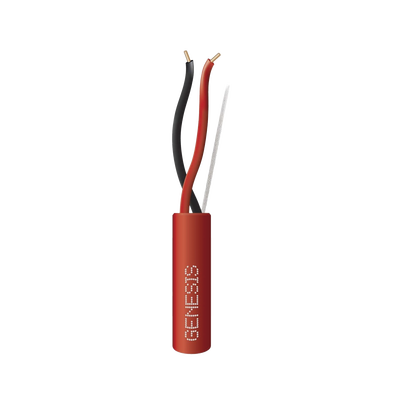 [SIF00A-4311-1004/1000] Carrete de Alambre 305 Metros / 2 x 16 AWG / Color Rojo / Tipo FPLR, CL3R, (UL) FT4 / Para Aplicaciones en Sistemas de Detección de Incendio y Sistemas de Evacuación./BOBINA DE CABLE 2 HILOS CALIBRE 16 COLOR ROJO
