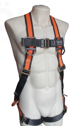 [SIF7-AN3] Arnés de Nylon de 3 Argollas Sköld (espalda, caderas)